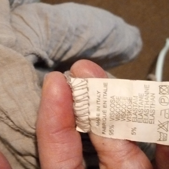 LOVE HAPPY DRESS MADE IN ITALY. INTRICATE LACE OVERLAY & OPEN NET ACCENTS LG.TAN - Picture 8 of 11